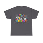 I Teach Tiny Humans T-Shirt | Teacher Shirt, Colorful Pencil Design