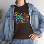 Birthday Crew Colorful Celebration T-Shirt