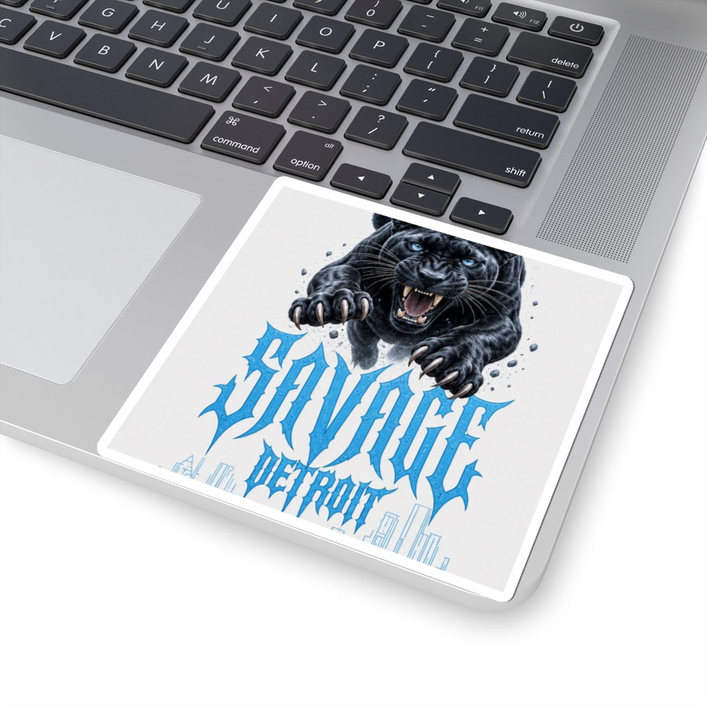 Savage Detroit Panther Kiss-Cut Sticker | Black Panther, Urban City