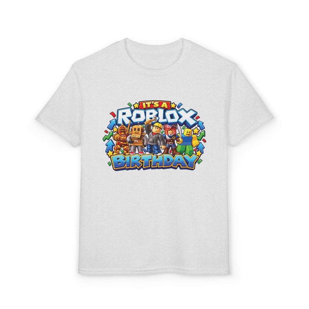 Roblox Birthday Youth T-Shirt – Leveling Up to 8 Gamer Birthday Shirt