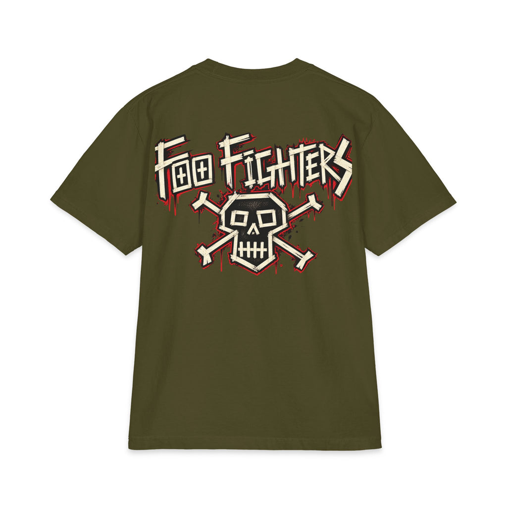 Foo Fighters band logo tee | Rock skull graphic T-Shirt