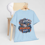 Detroit Batter Up T-Shirt | Baseball City Skyline Tee