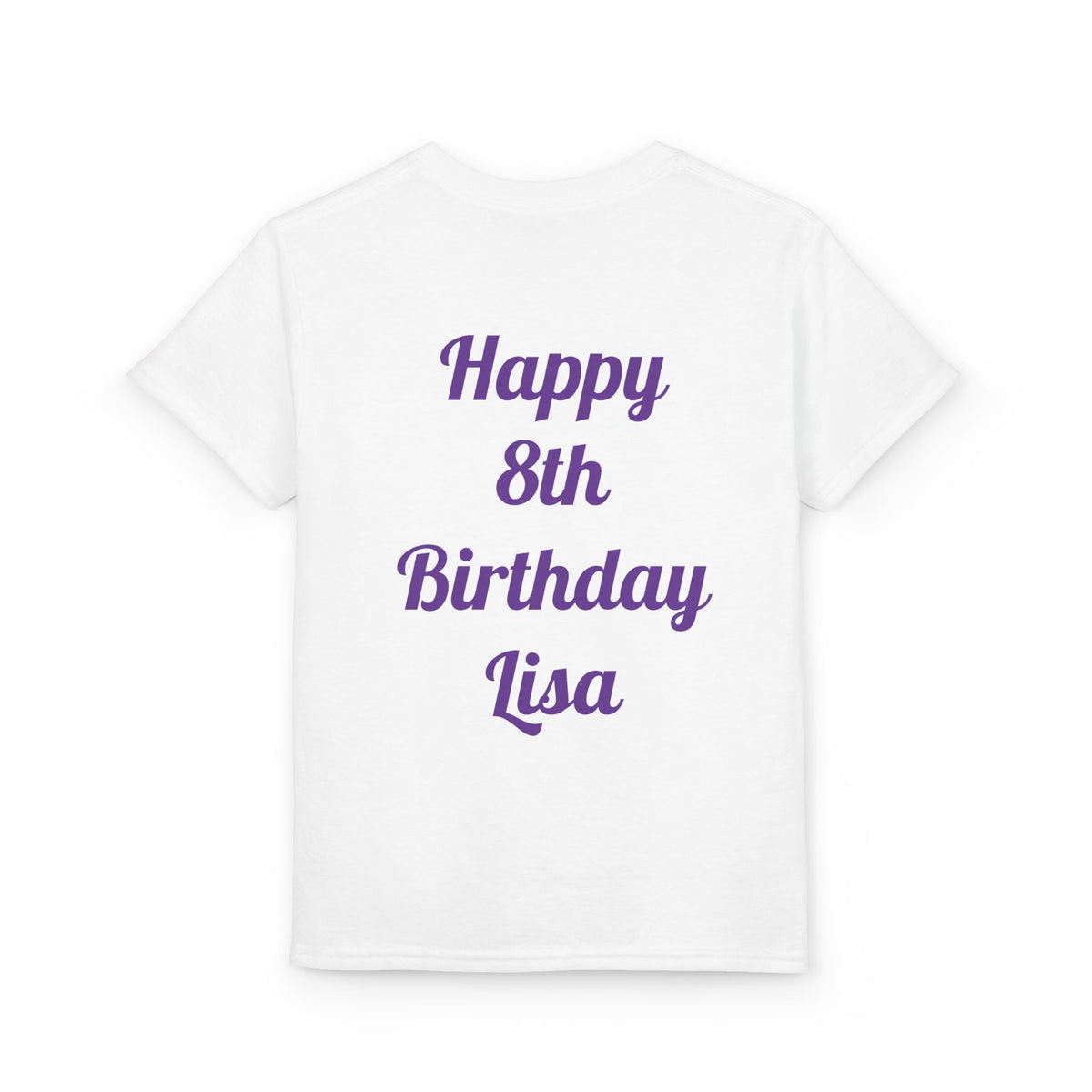 Wild About Being UNO Birthday Girl T-Shirt | Kids Custom Name Back