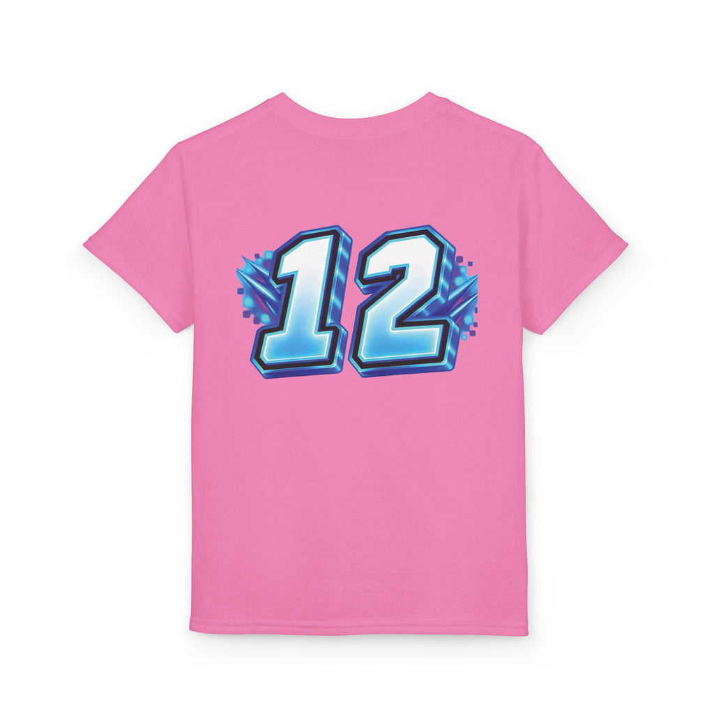 Fortnite Birthday Battle Begins Youth T-Shirt – Custom Number 12
