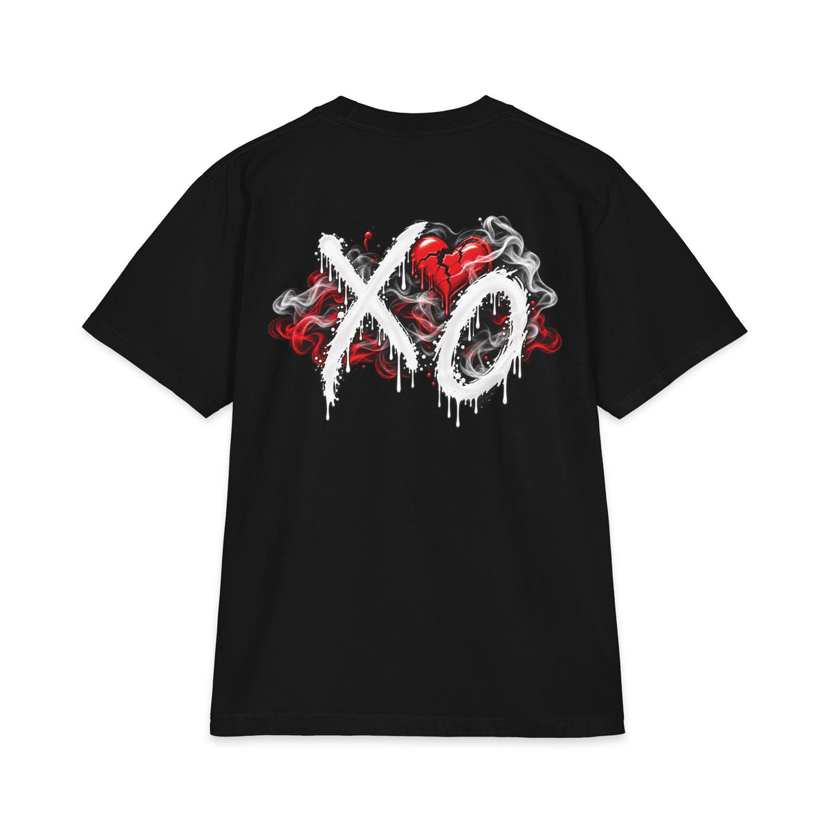 XO Heart Graphic T-Shirt | Weeknd Style Music Portrait Tee