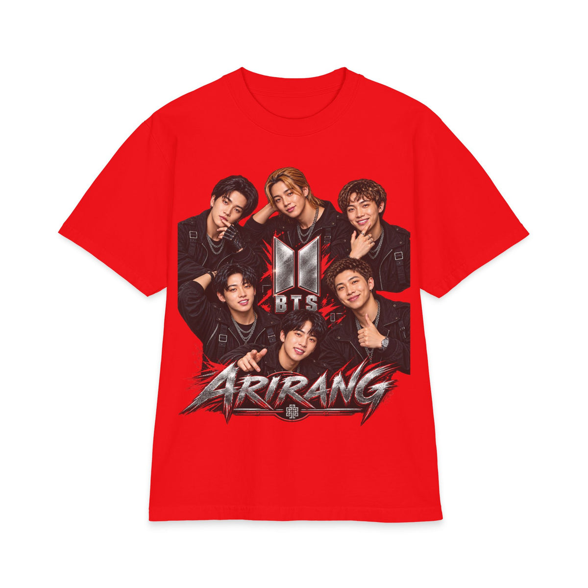 BTS K-Pop Band Portrait Tee | Graphic T-Shirt