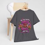 All The Pretty Girls Roll Like This T-Shirt | Pink Graffiti Cannabis Hands Design