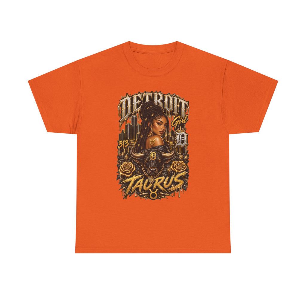 Detroit Taurus Graphic Tee | Zodiac City 313 Illustration