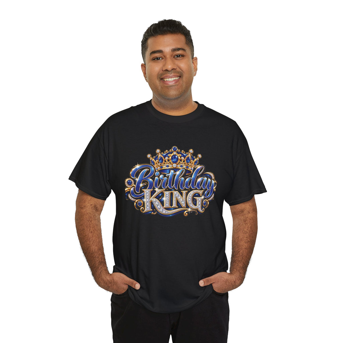 Birthday King Crown Graphic T-Shirt