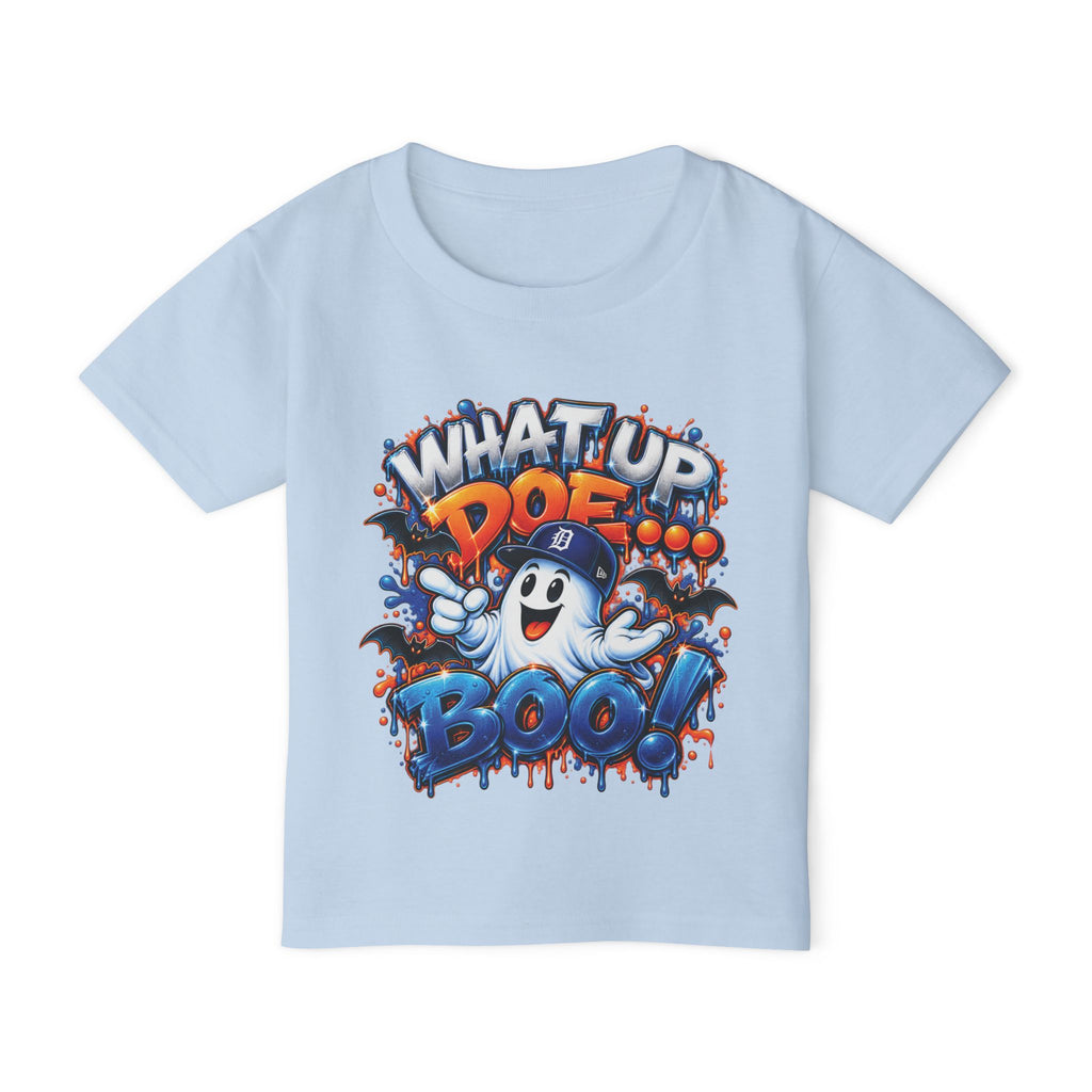 What Up Doe Boo Ghost Toddler T-shirt | Halloween Cute Ghost Tee