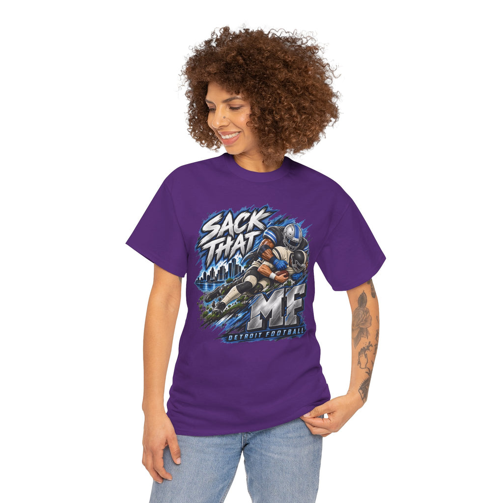 Sack That MF Lions football Graphic T-Shirt