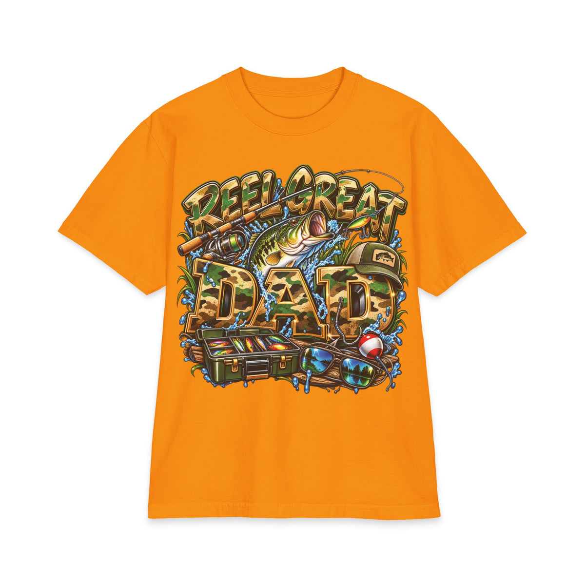 Detroit Reel Great Dad T-Shirt | Fishing Graphic Tee, Dad Shirt