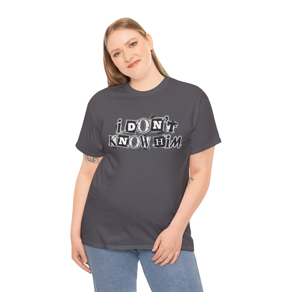 I Don’t Know Him Couples Statement T-Shirt