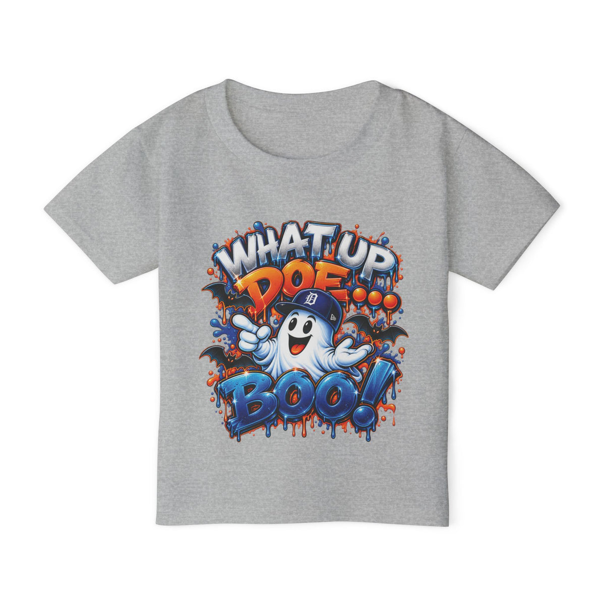 What Up Doe Boo Ghost Toddler T-shirt | Halloween Cute Ghost Tee