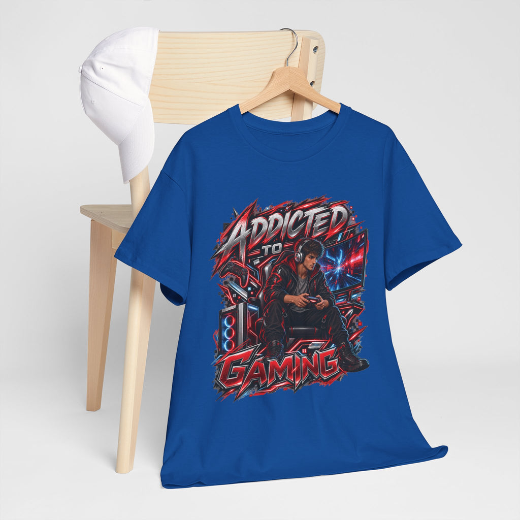 Addicted to Gaming Graphic T-Shirt