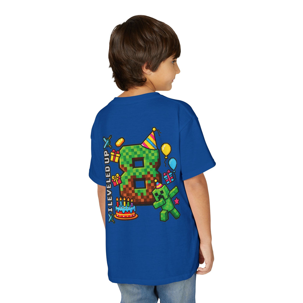 Bruh It’s My Birthday Minecraft-Inspired Youth T-Shirt