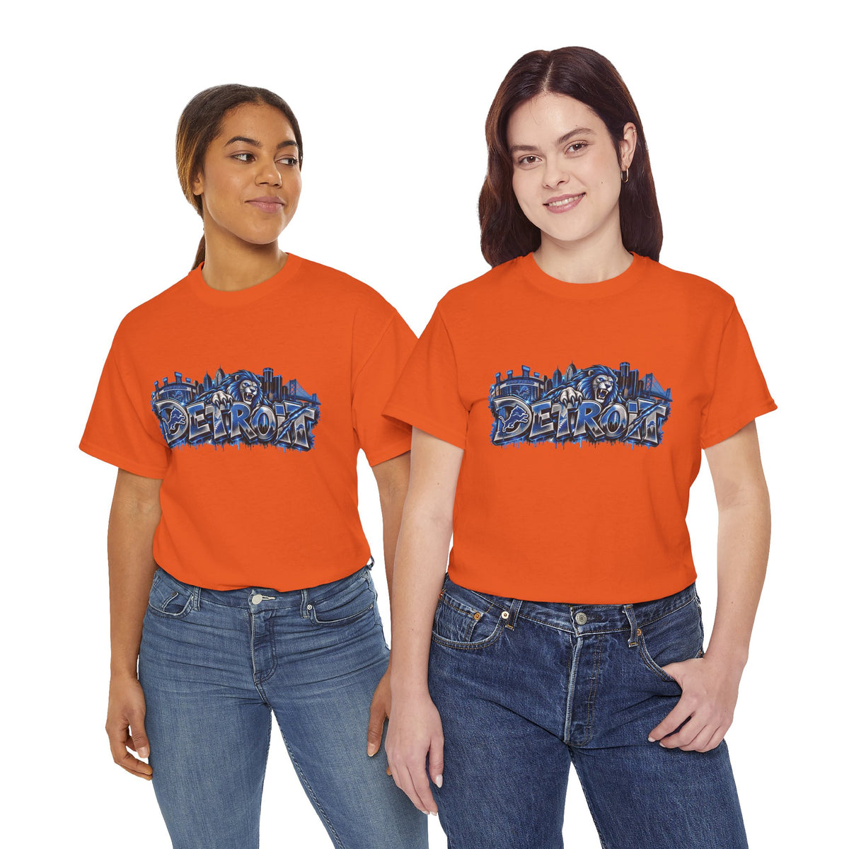 Detroit Graffiti Skyline T-Shirt | Urban City Street Art Tee