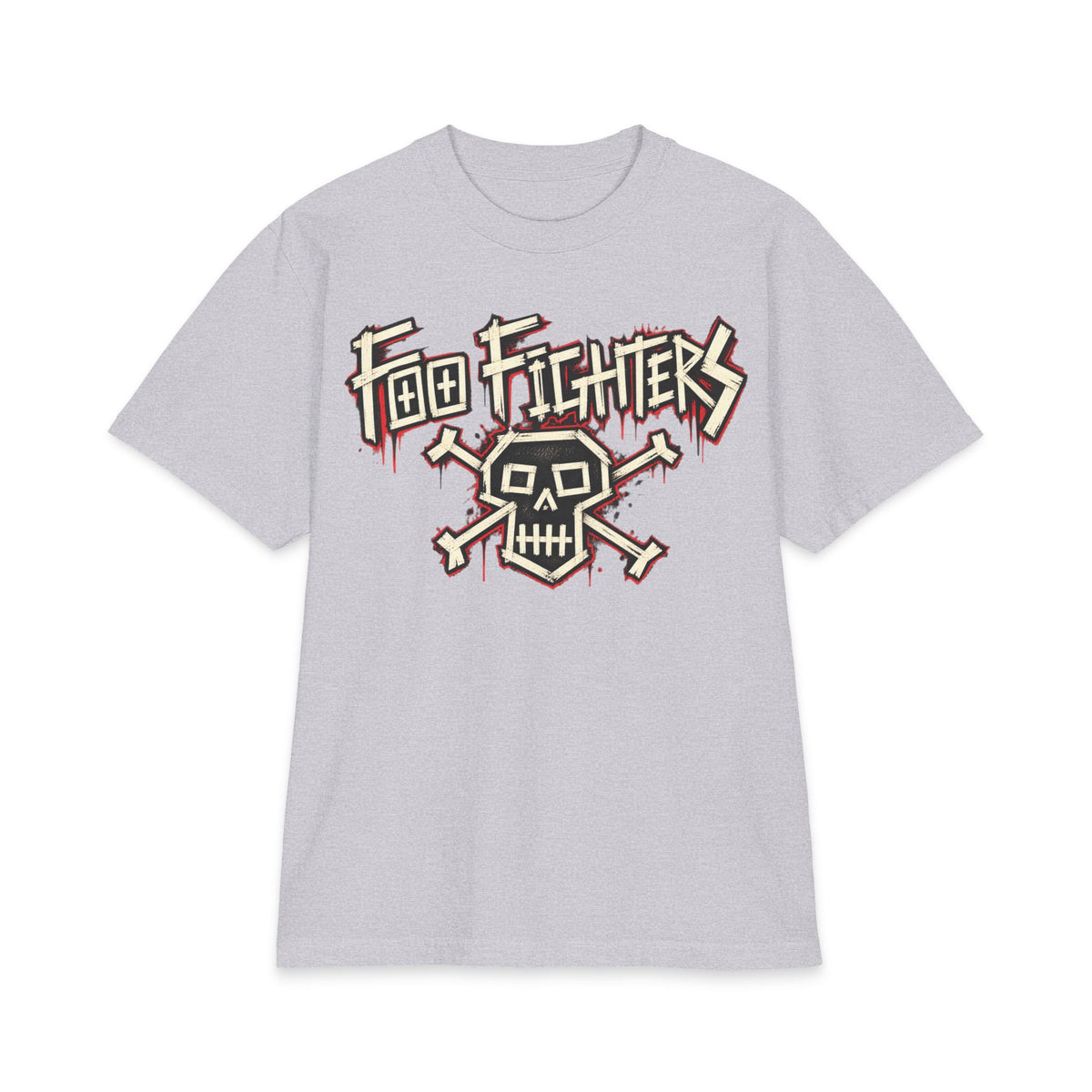 Foo Fighters Skull Logo T-Shirt | Rock Band Graphic Tee