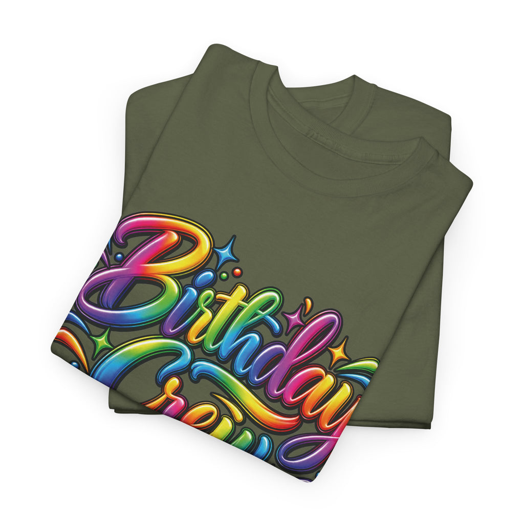 Birthday Crew Colorful Celebration T-Shirt
