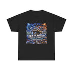 Detroit Skyline Collage Tee | Motor City Vintage Graphic T-Shirt