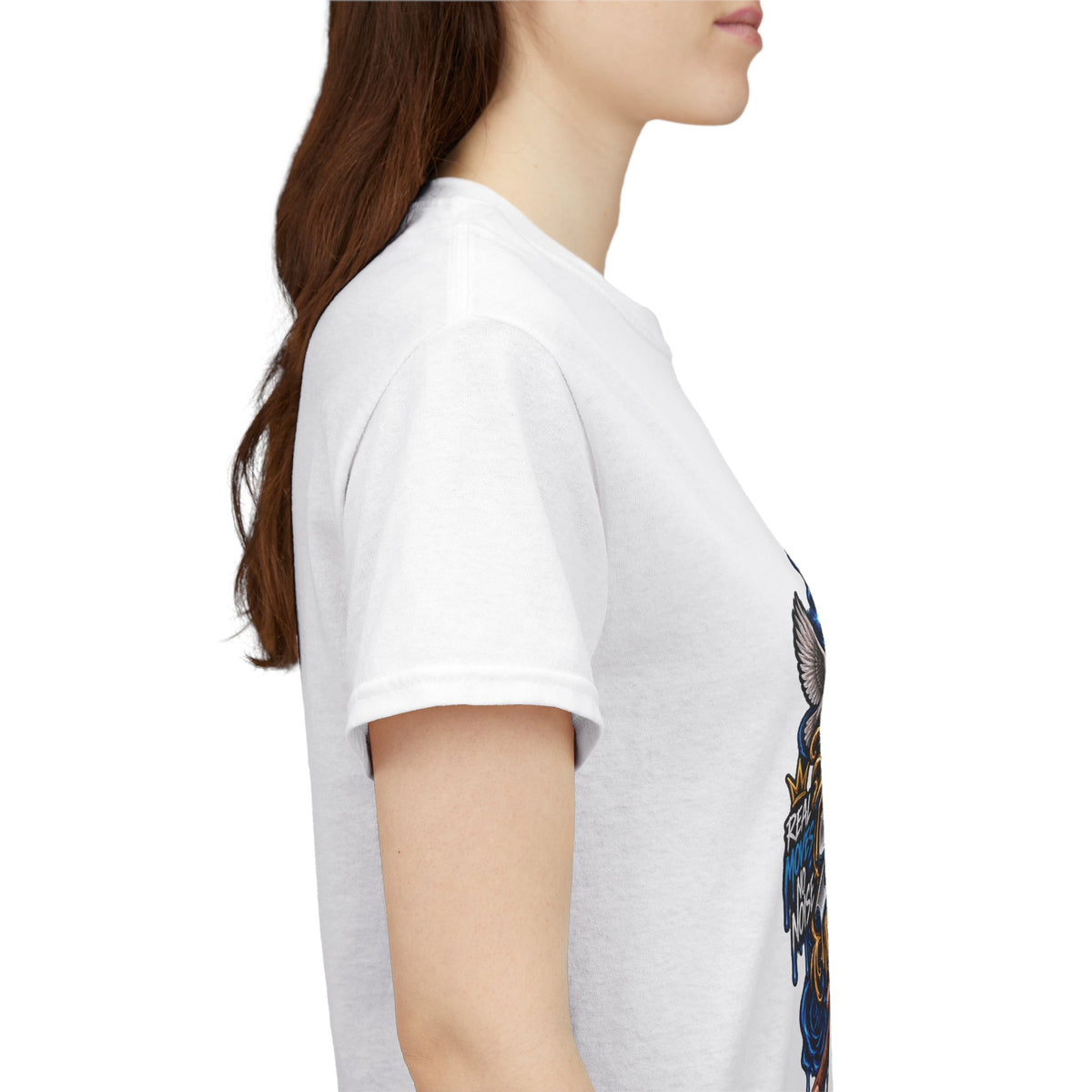 Stay Solid graphic tee | Urban street art typography, gold chain hands