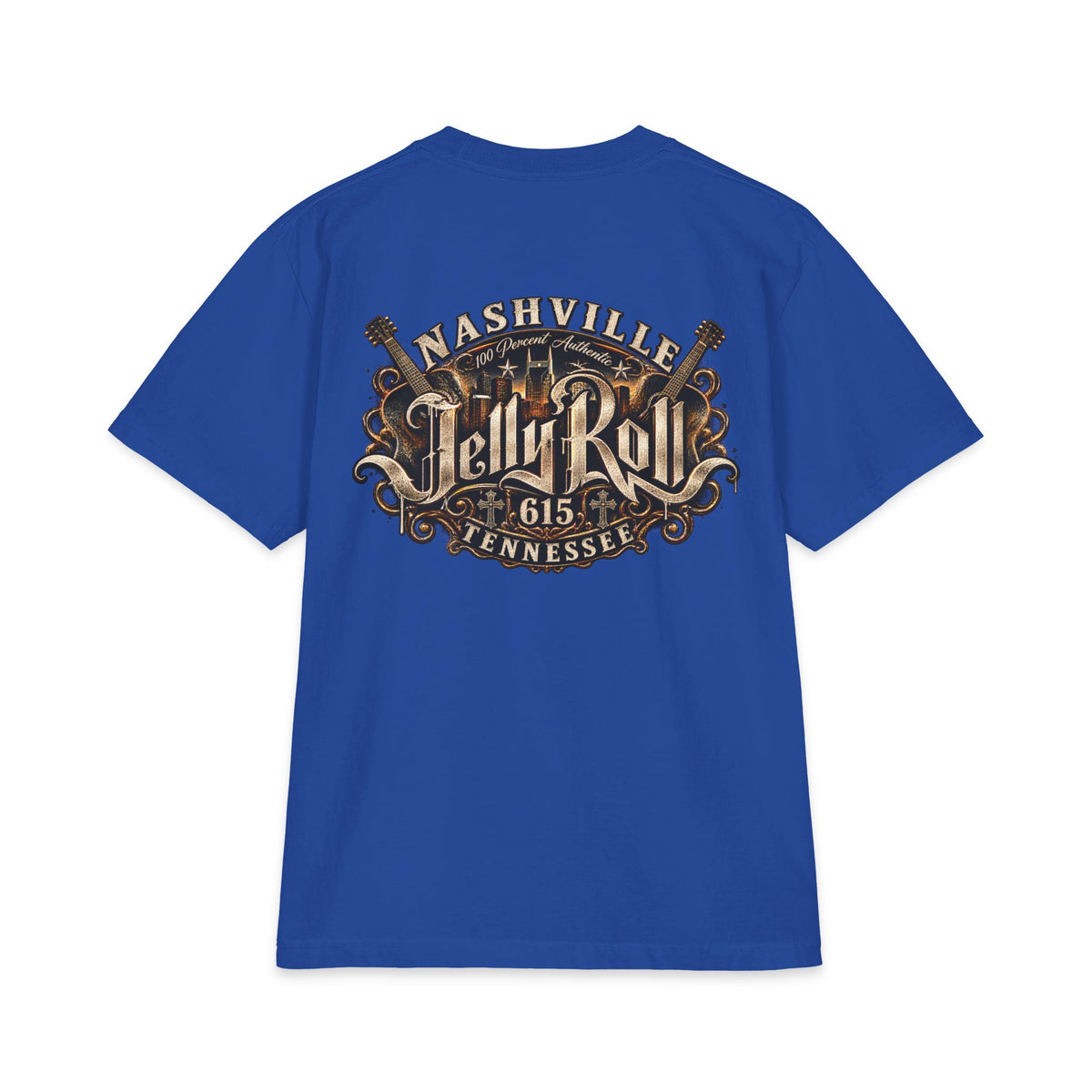 Nashville Jelly Retro Logo T-Shirt | Music City 615 Tennessee