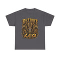 Detroit Lion Leo T-Shirt | Detroit Skyline Lion Graphic Tee