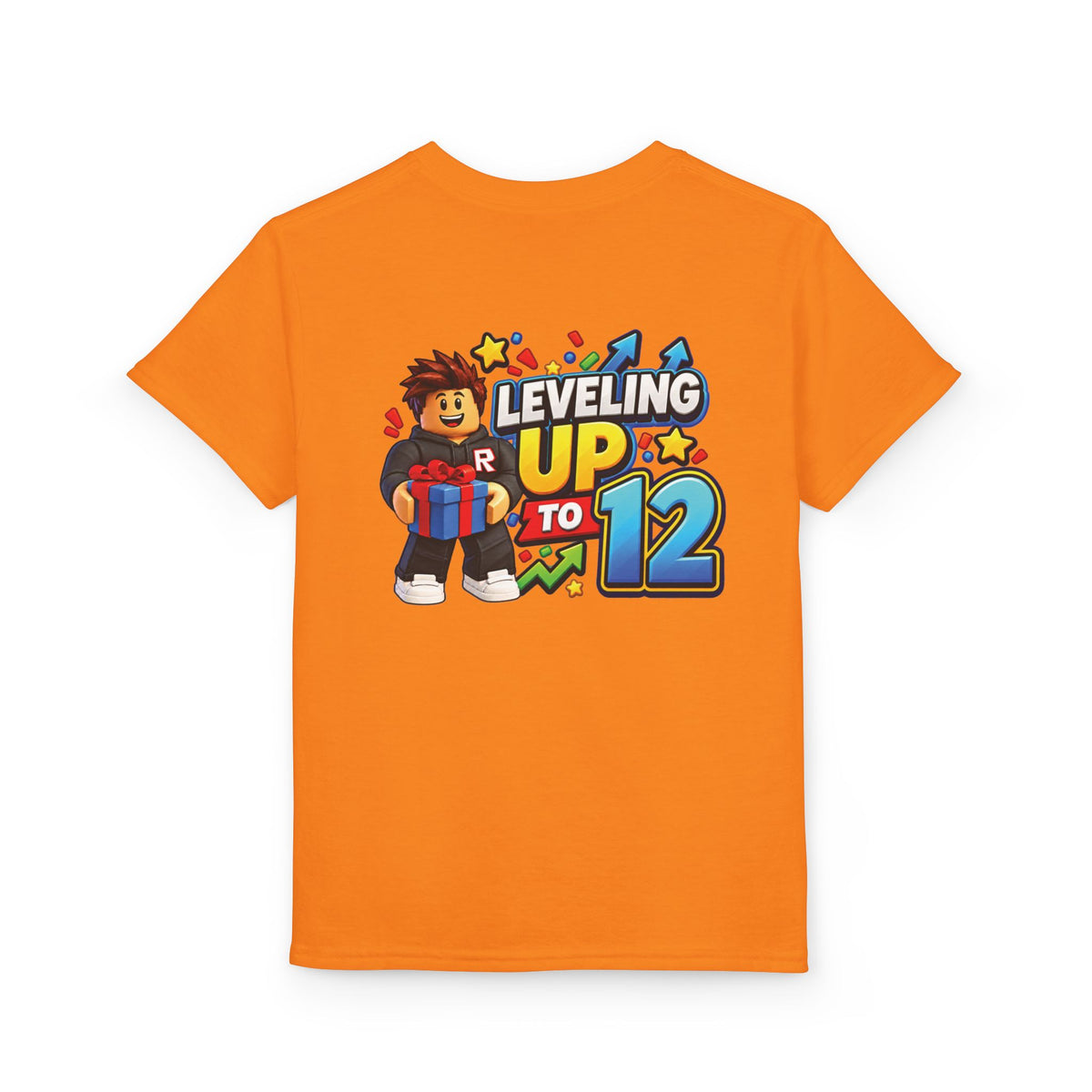 Youth Roblox Birthday T-Shirt – Leveling Up to 12