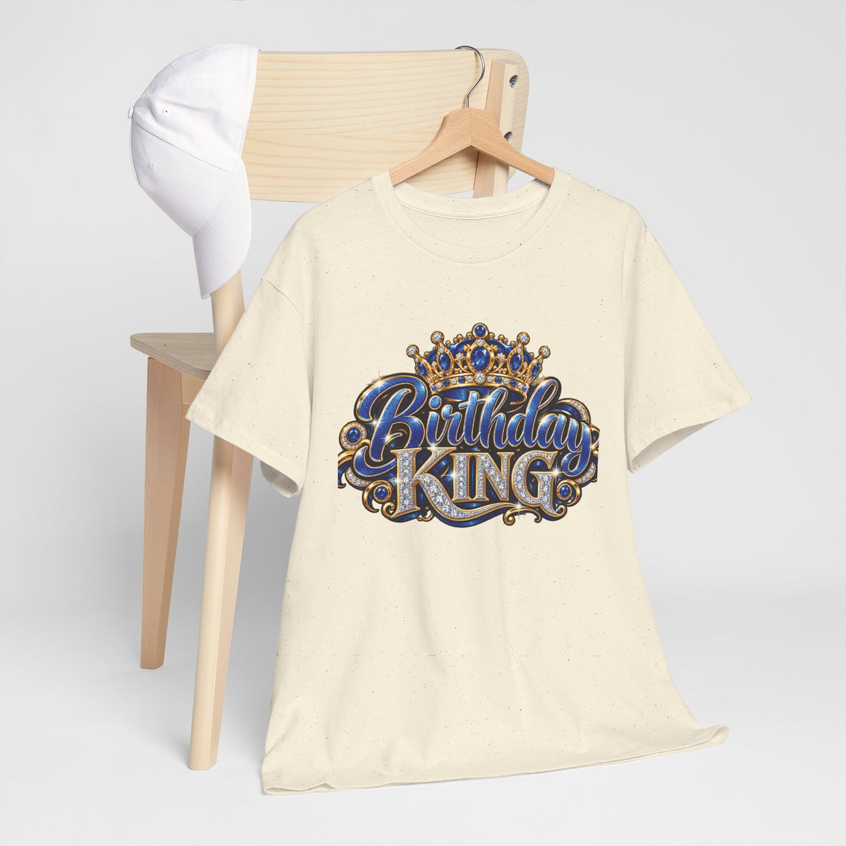Birthday King Crown Graphic T-Shirt