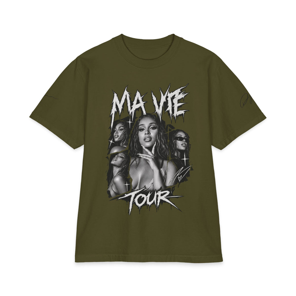 Doja Ma vie Tour band tee | Concert tour shirt, 2026 tour dates backprint