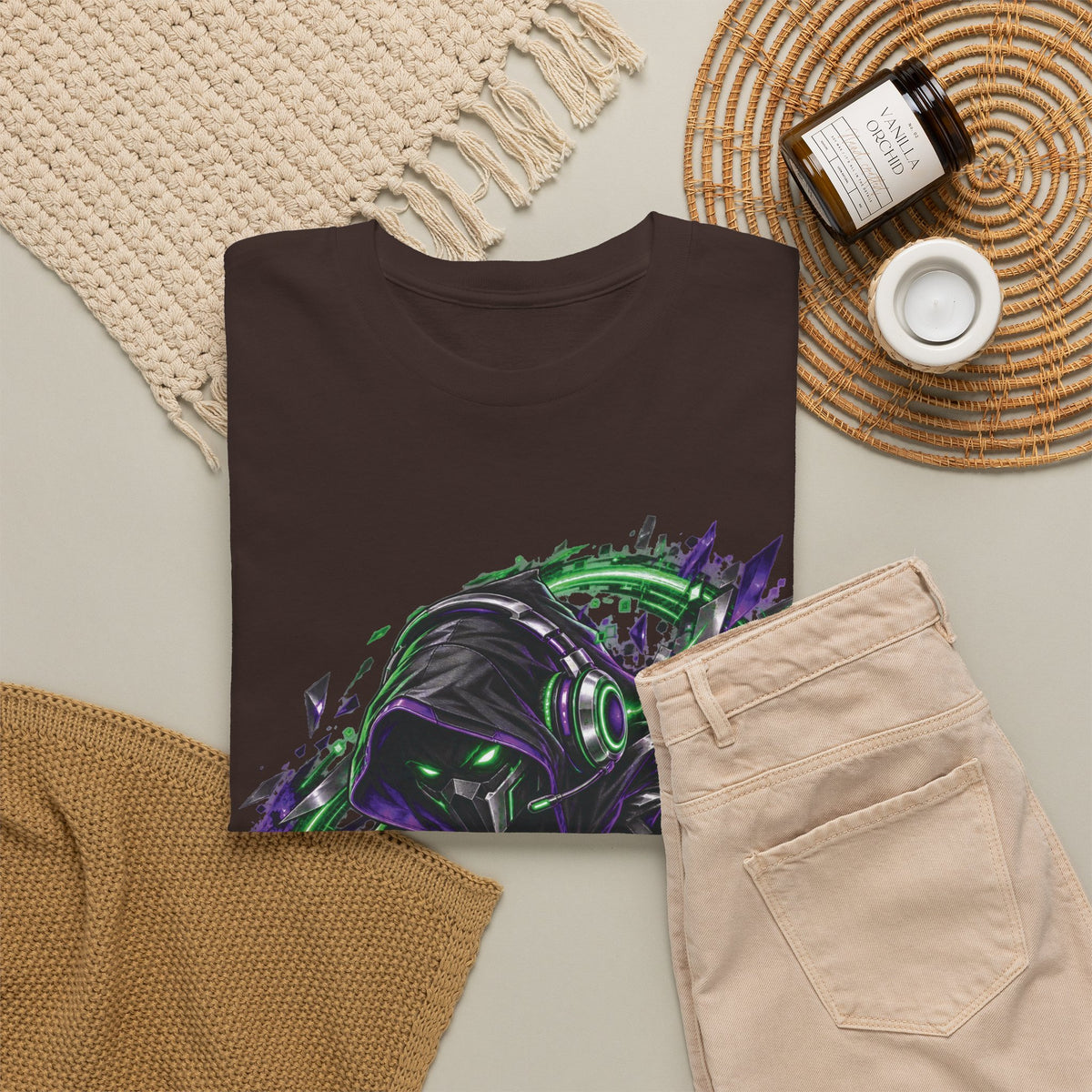 Dark Fantasy Samurai Warrior Video Game T-Shirt