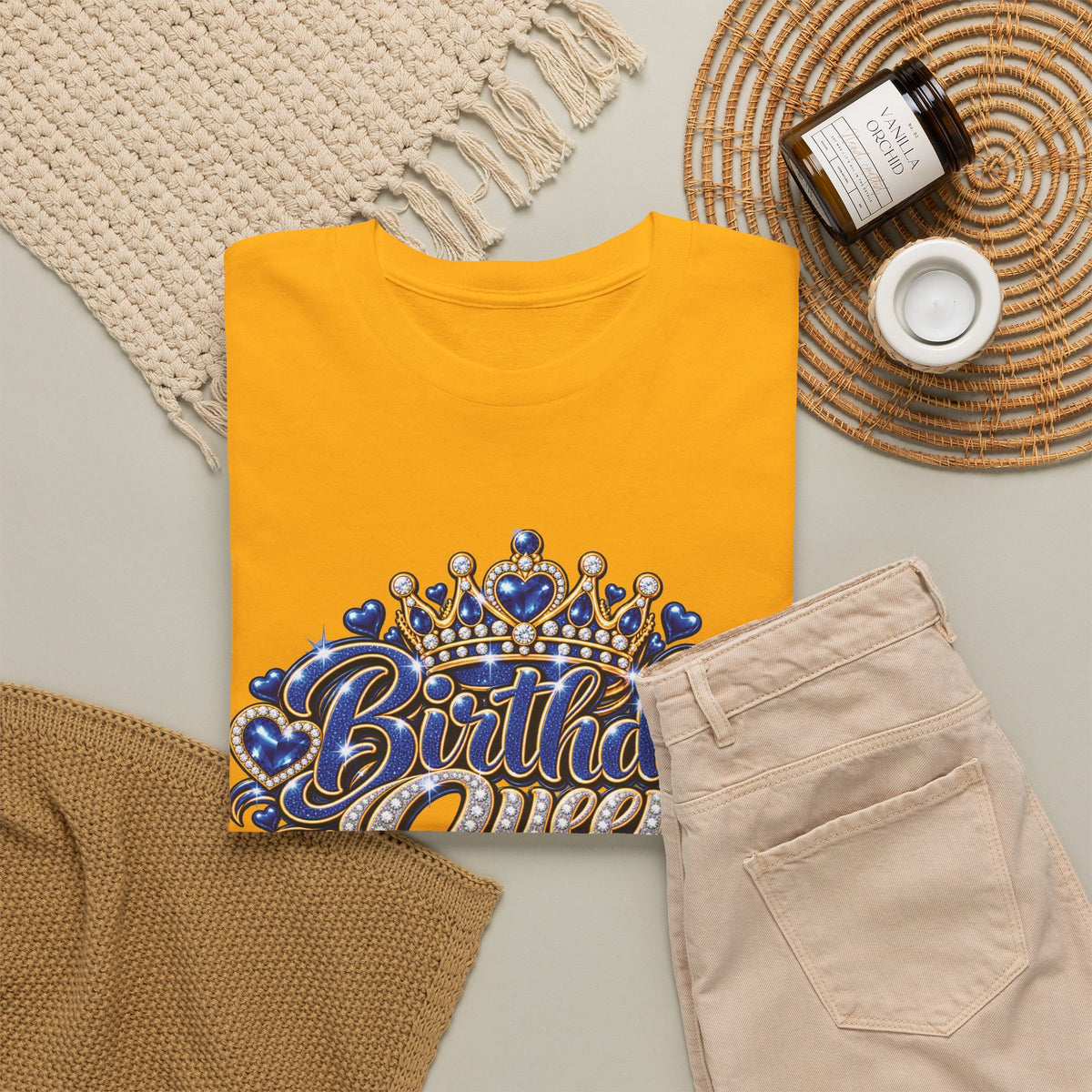 Birthday Queen Crown Graphic T-Shirt