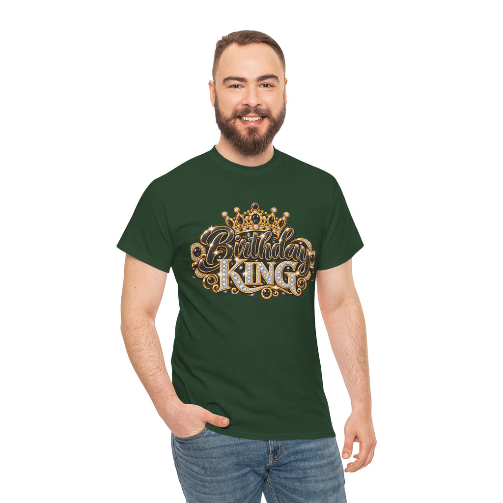 Birthday King Crown Graphic T-Shirt