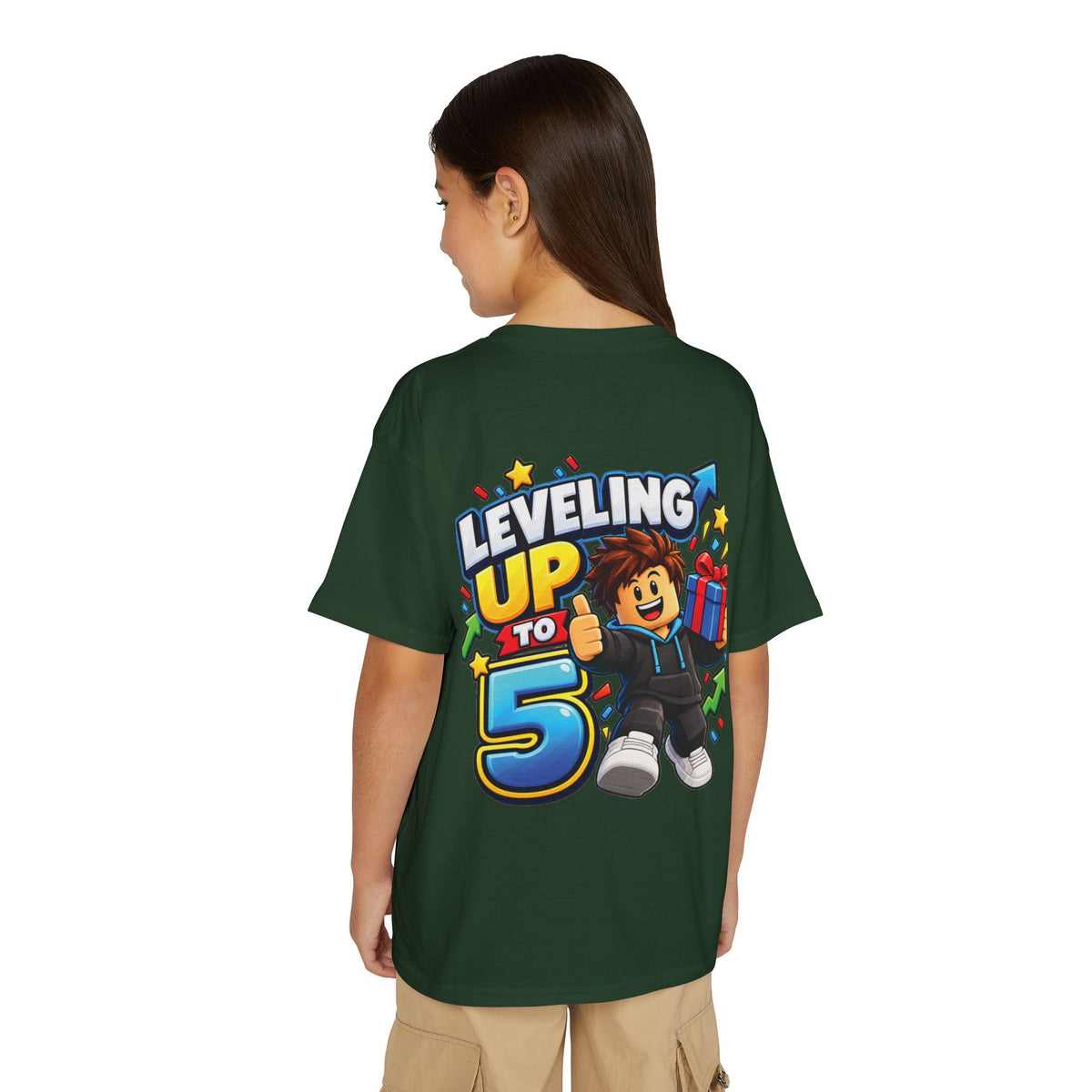Roblox Birthday “Leveling Up to 5” Youth T-Shirt