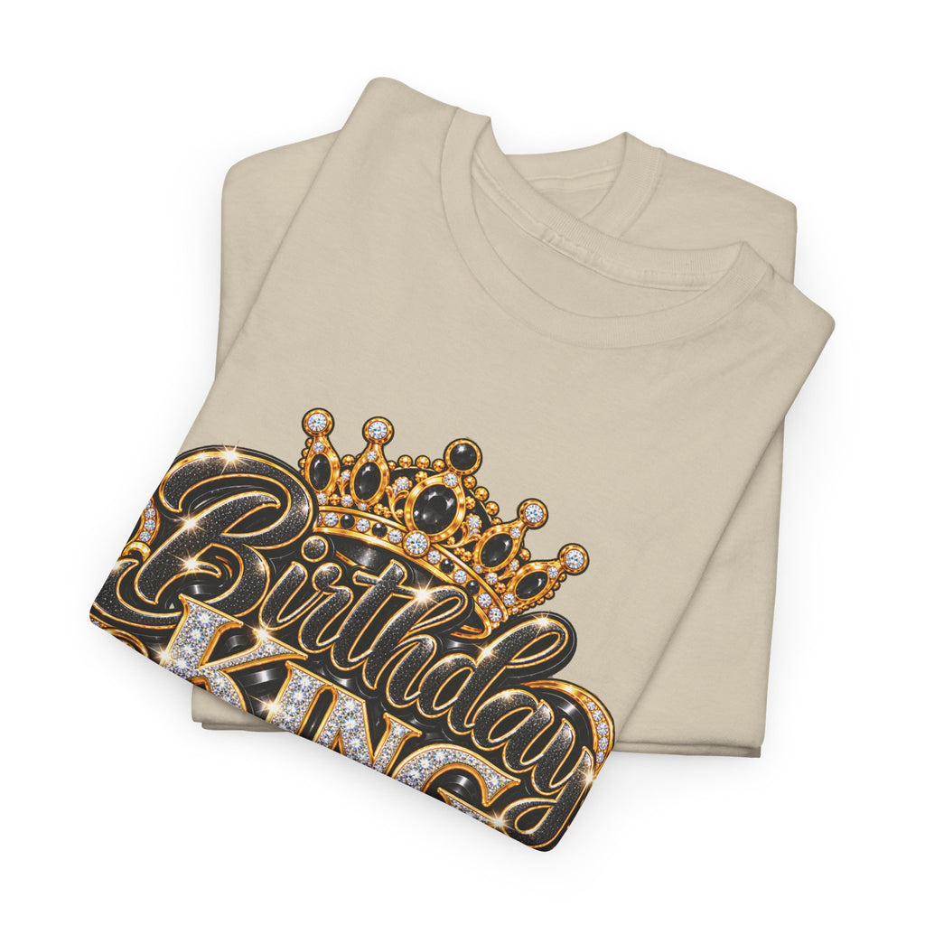 Birthday King Crown Graphic T-Shirt