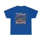 Detroit Basketball Lion Graphic Tee | City Streetball Detroit D Logo
