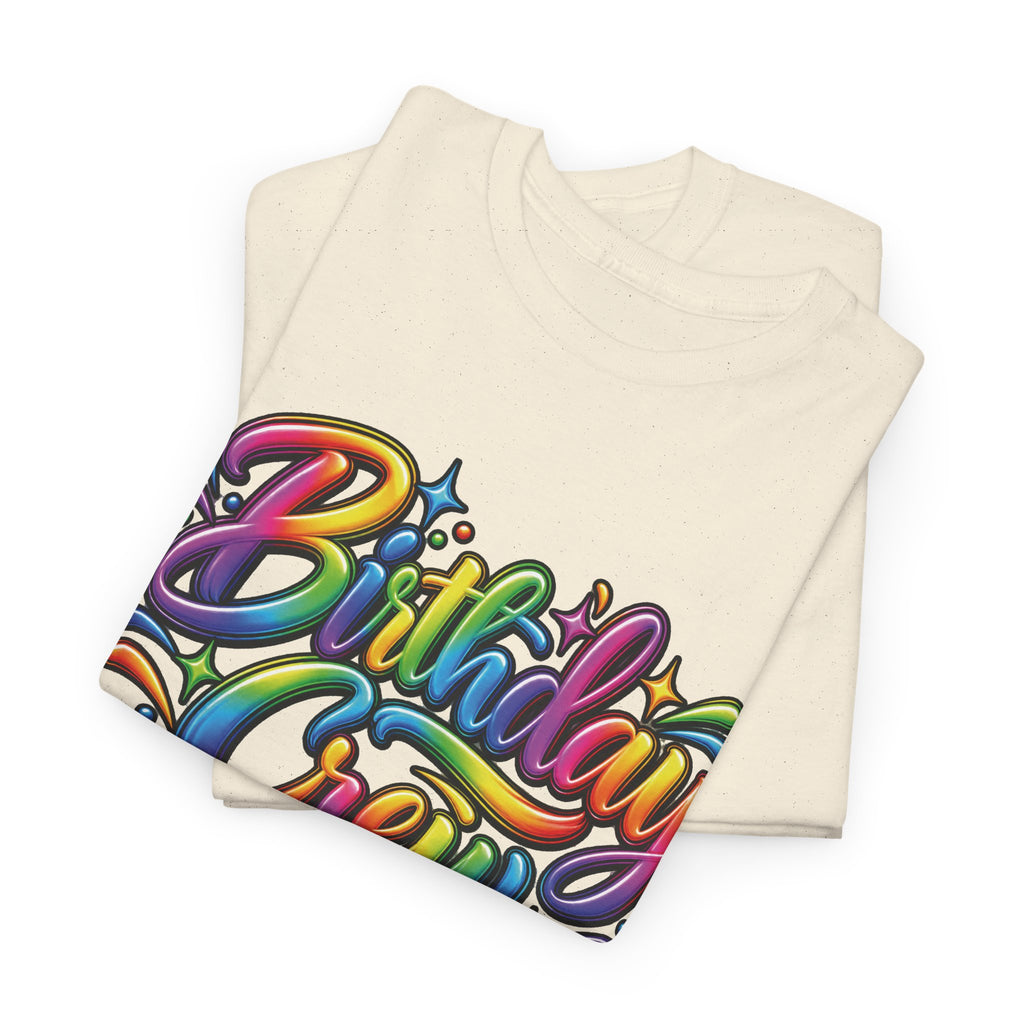 Birthday Crew Colorful Celebration T-Shirt
