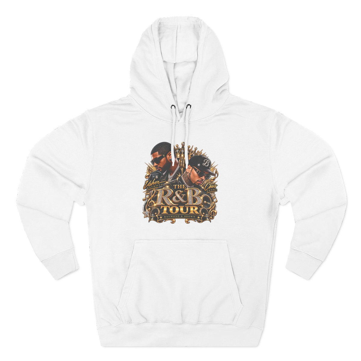 R&B Tour Graphic Hoodie | Music Concert Vintage Portraits