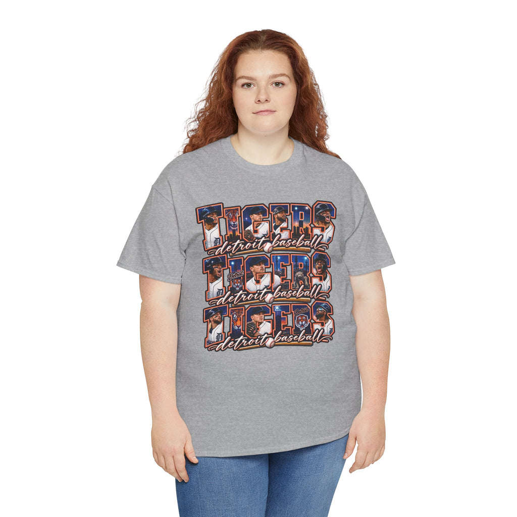 Tigers Street Baseball T-Shirt | Vintage Sports Lettering