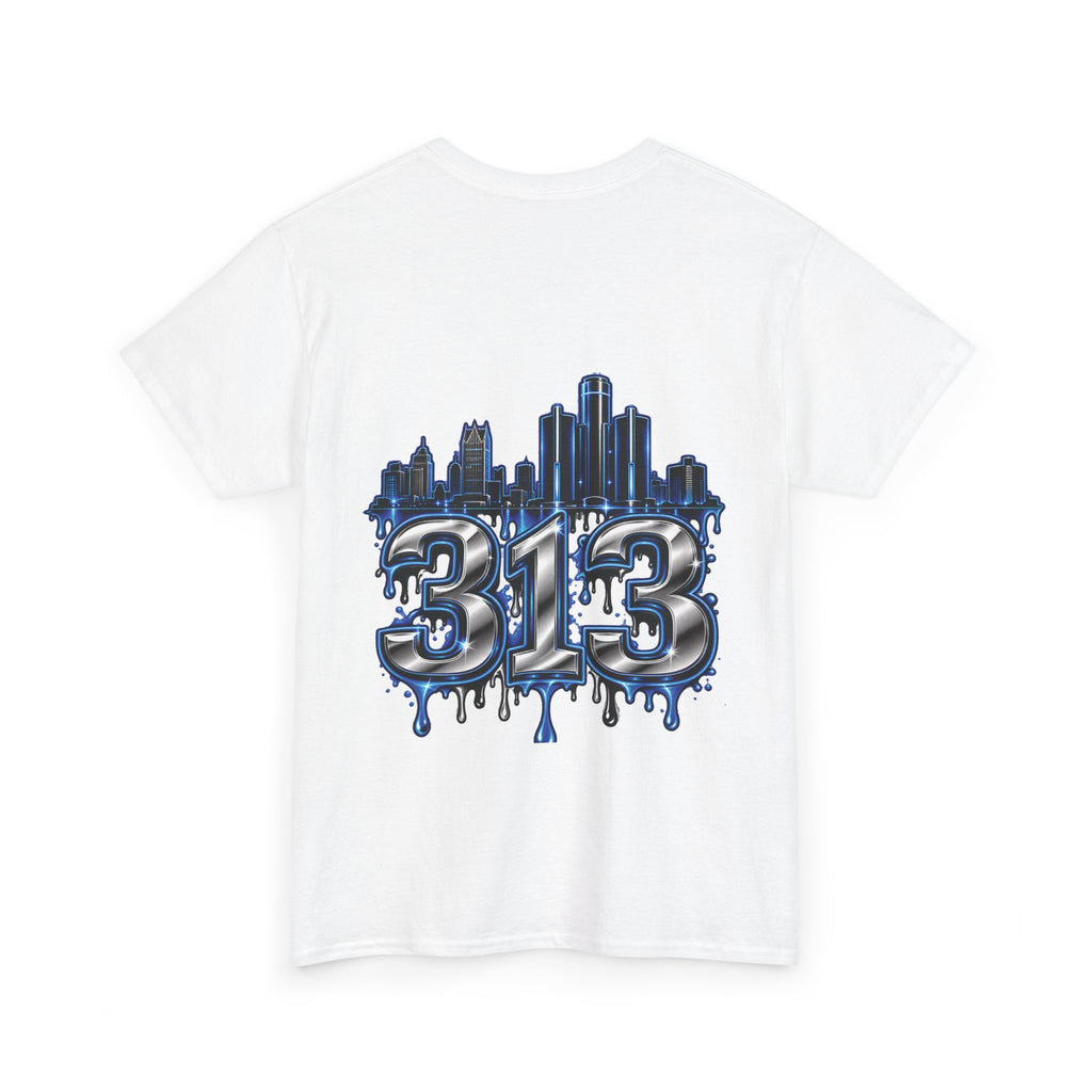 Detroit Brass Knuckles graphic tee | 313 Skyline Drip T-Shirt