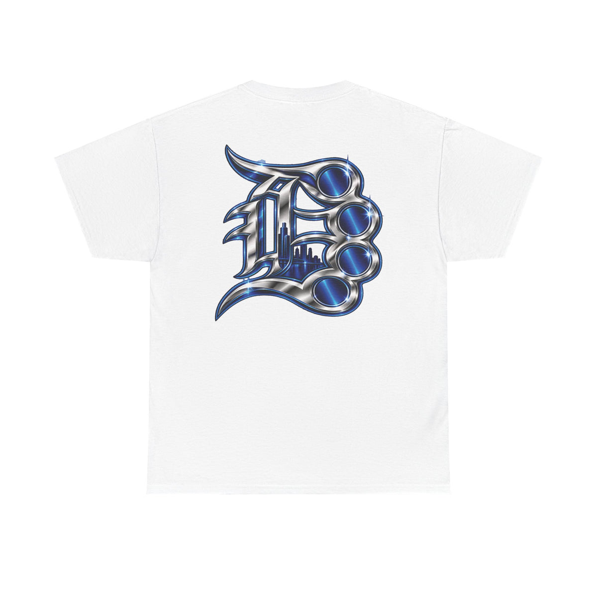 Detroit The Engine T-Shirt | Motor City Blue Graphic Tee