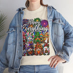 Happy Everything gnome collage T-Shirt | holiday fireworks spring summer celebration