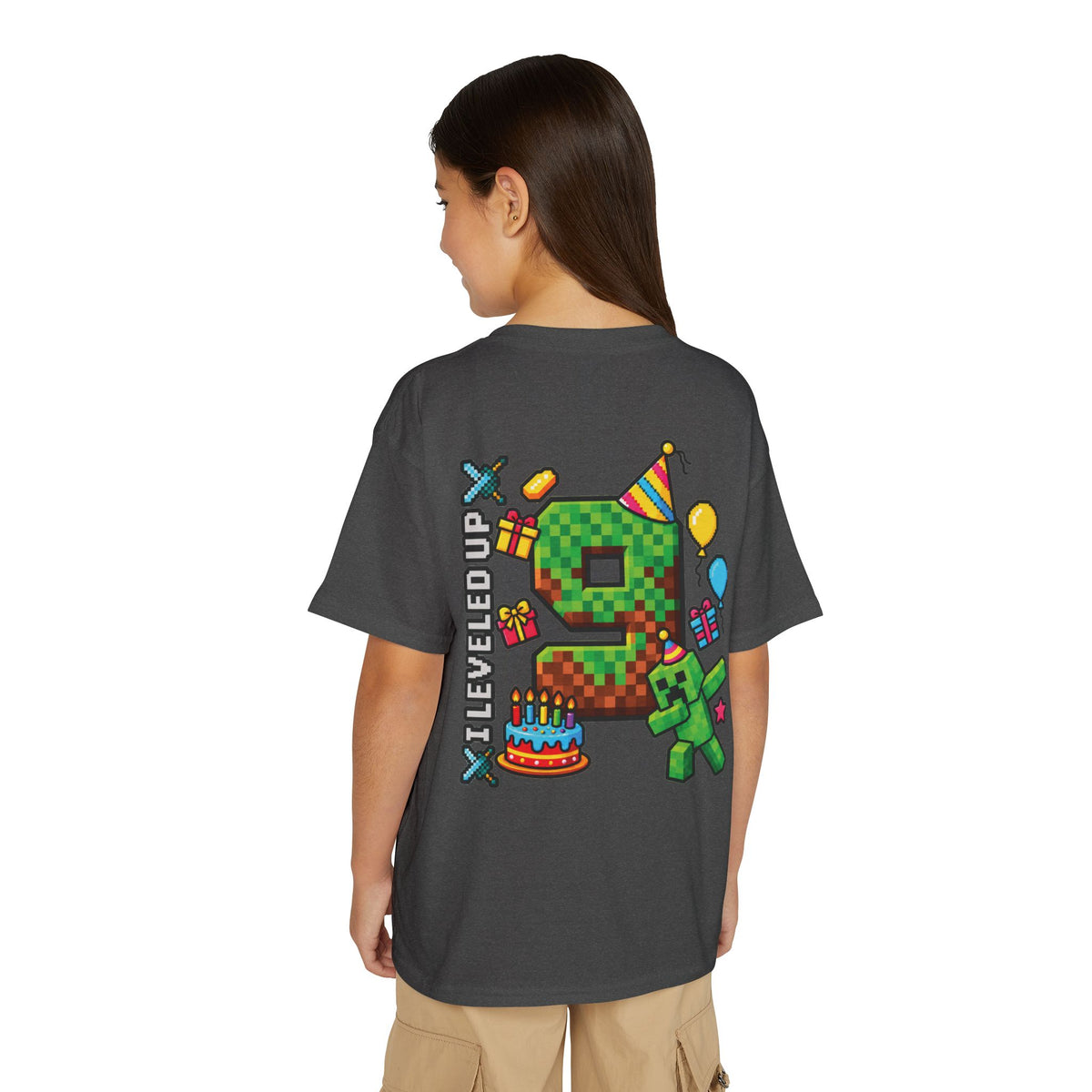 Minecraft Birthday Youth T-Shirt – “Bruh, It’s My Birthday” Gamer Party Tee