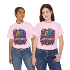 Loud & Unapologetic T-Shirt | Colorful Graffiti Typography, Bold Street Art Tee