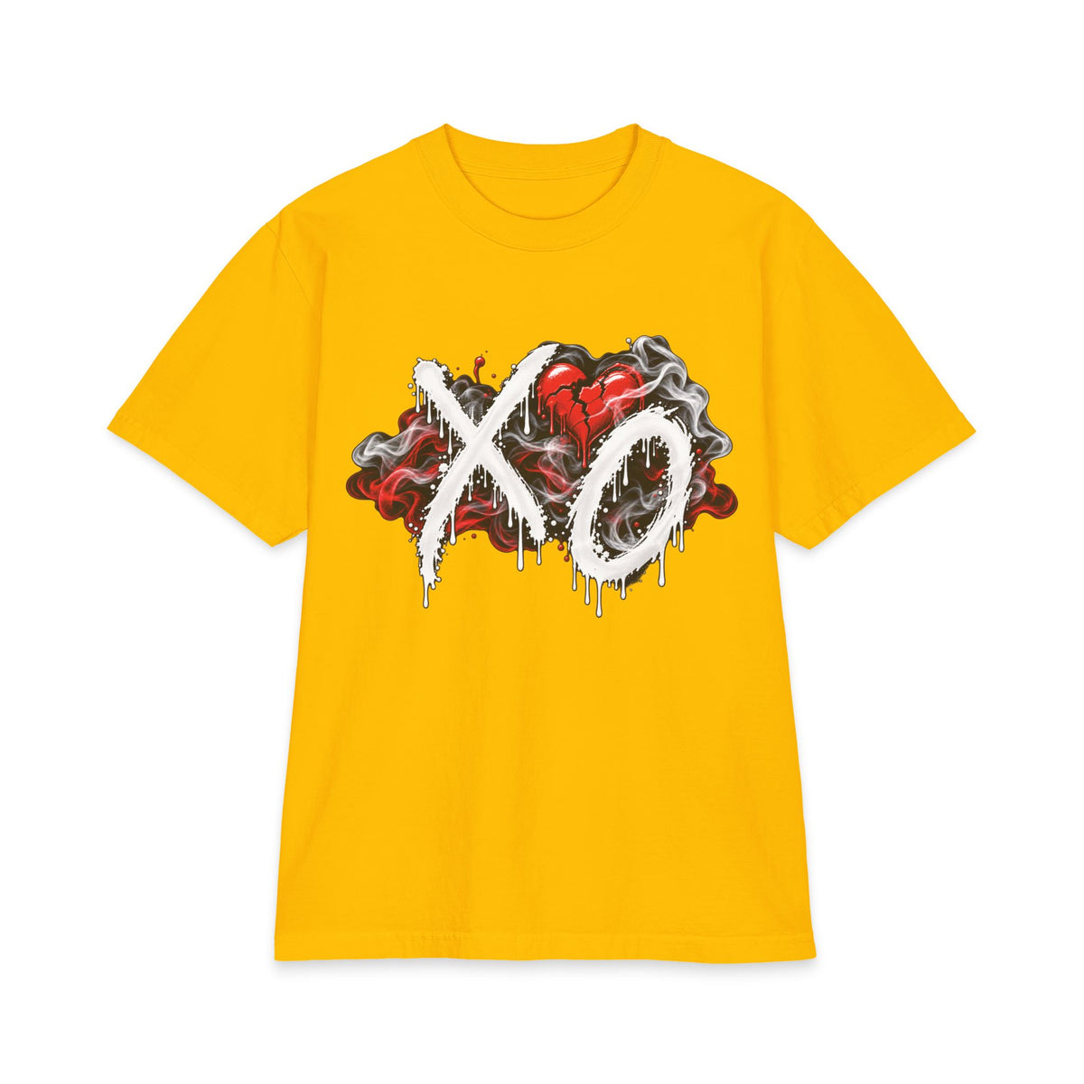 XO Heart Graffiti T-Shirt | Weeknd Triple Portrait Tee