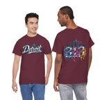 Detroit Script Tee | 313 Drip Skyline T-Shirt