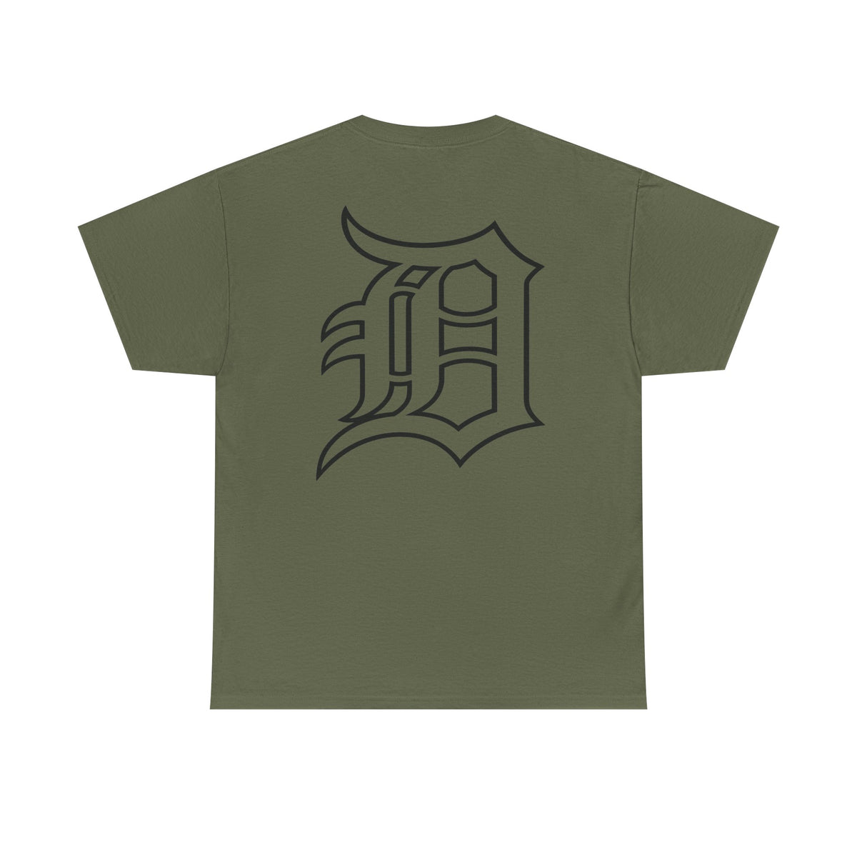 Detroit Hockey Player Graphic Tee | Metro Skyline, Winged Mascot
