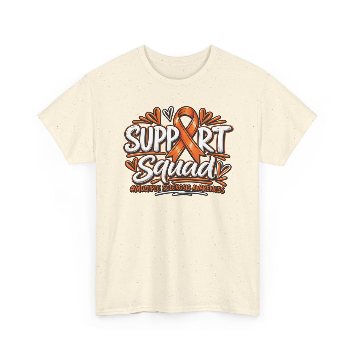 Multiple Sclerosis Squad Tee | Orange Awareness Ribbon, Leukemia Awareness