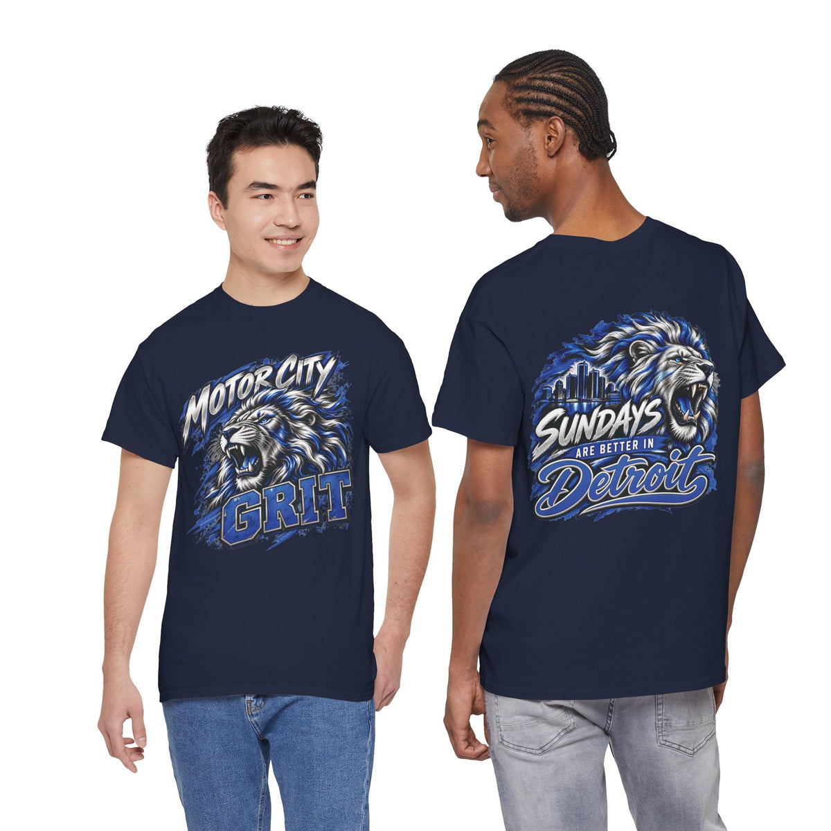 Detroit Motor City Grit & Sundays Are Better in Detroit T-Shirt