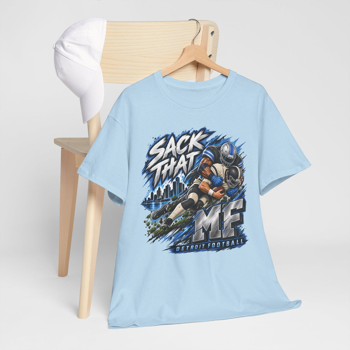 Sack That MF Lions football Graphic T-Shirt
